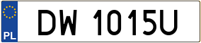 Truck License Plate
